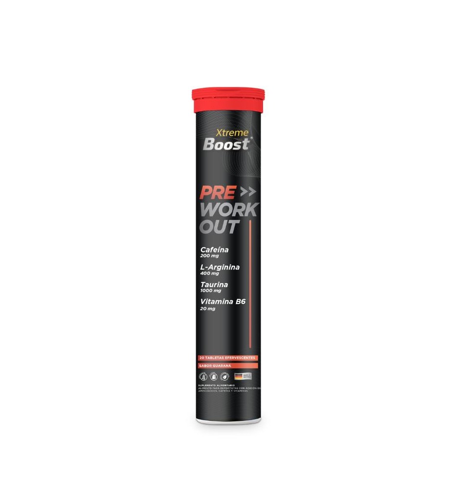  XTREME BOOST PRE WORK OUT TAB EFE GUARANA X 20 UND