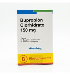 CENABAST BUPROPION CLORHIDRATO 150MG X 30 COMPRIMIDOS LIBERACION PROLONGADA