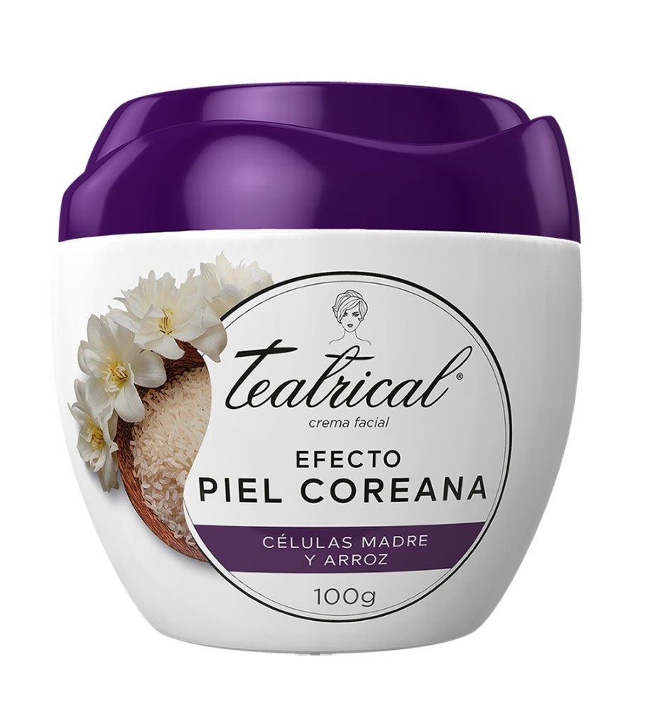 TEATRICAL CREMA FACIAL COREANA X 100 Gramos