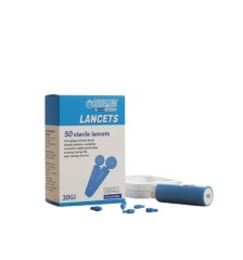 LANCETAS ESTERILES GENERICAS BREMED 30G X 50 UNIDADES