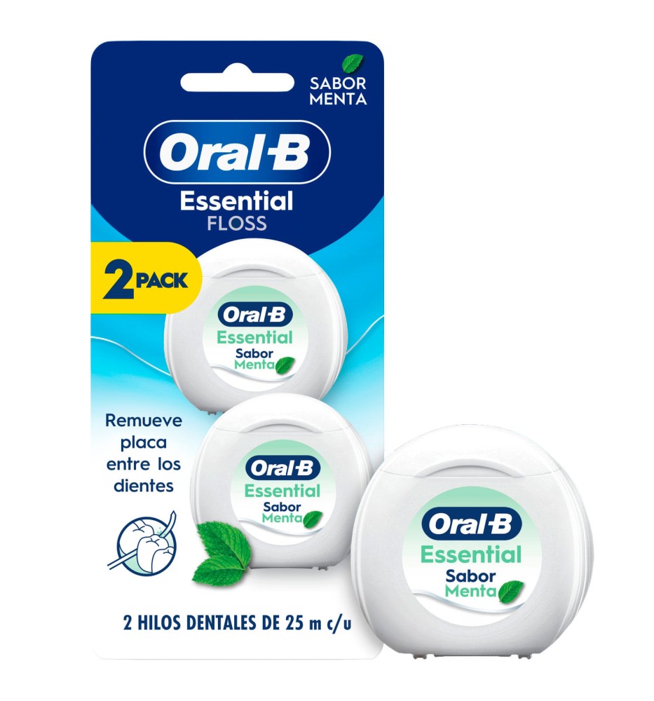 ORAL B HILO DENTAL ESSENTIALFLOSS X 2
