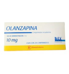 OLANZAPINA 10MG X 30 COMPRIMIDOS
