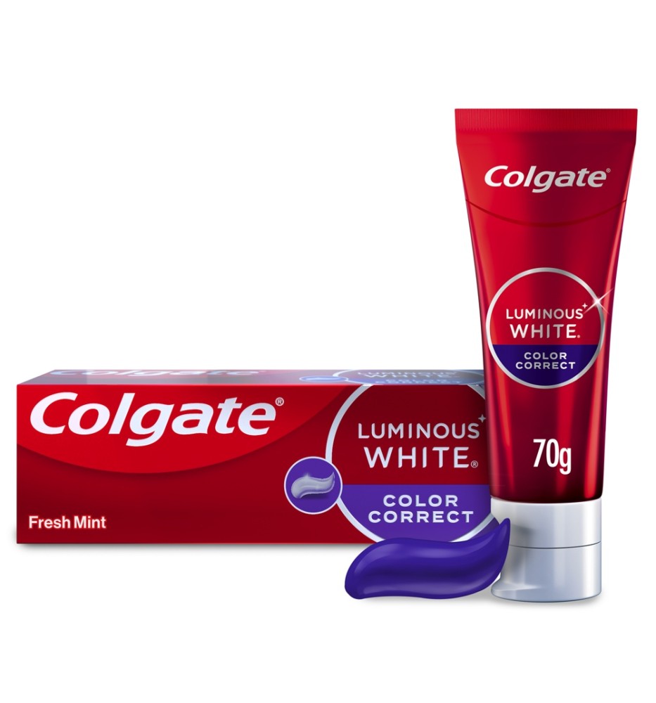 COLGATE LUMINOUS WHITE PAS COLOR X 70 Gramos