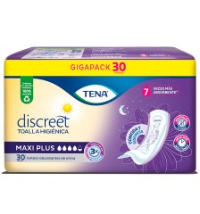 TENA TOALLA HIGIENICA SIN ALAS MAXI PLUS X 30 UNI