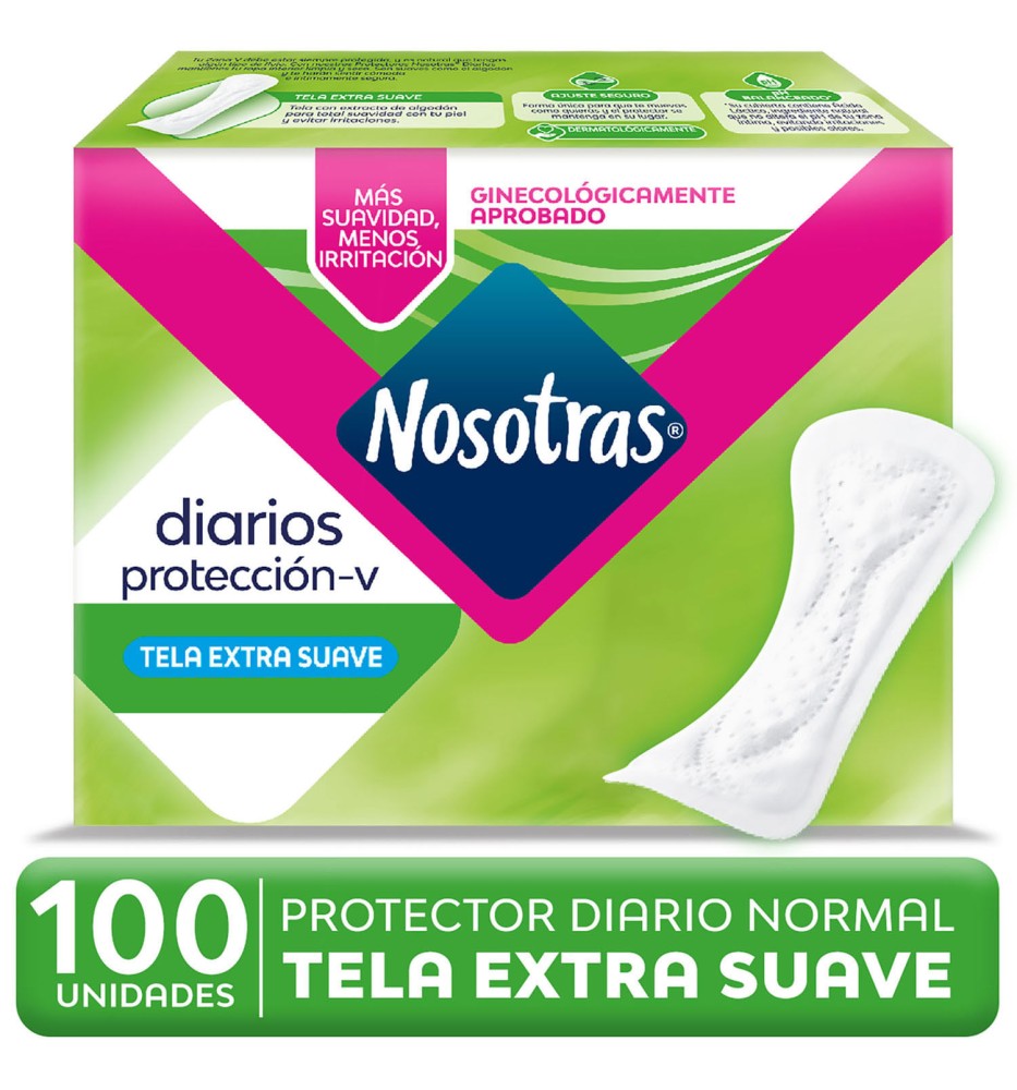 NOSOTRAS PROTECTOR DIARIO NORMAL X 100 UNIDADES