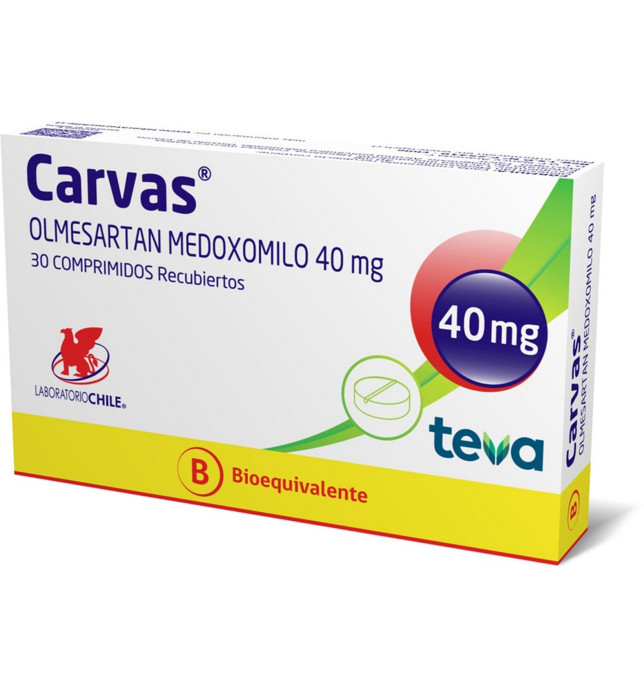 CARVAS 40 MG X 30 COMPRIMIDOS