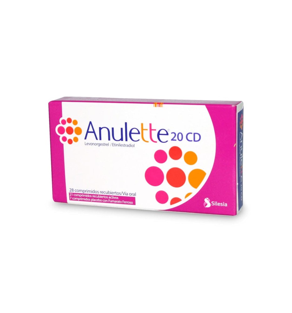ANULETTE 20 CD X 28 Comprimidos