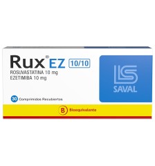 RUX EZ 10/10 MG X 30 COMPRIMIDOS RECUBIERTOS
