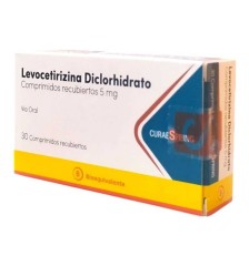 LEVOCETIRIZINA 5MG X 30 COMPRIMIDOS