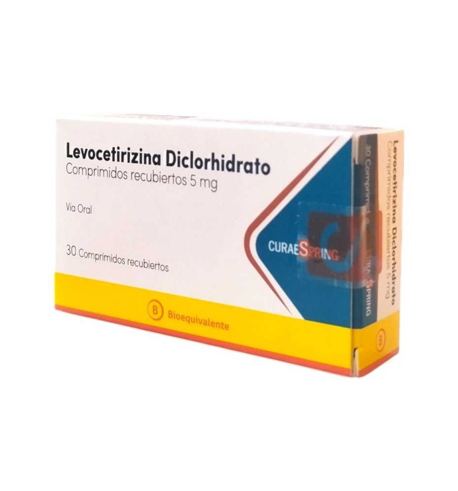 LEVOCETIRIZINA 5MG X 30 COMPRIMIDOS