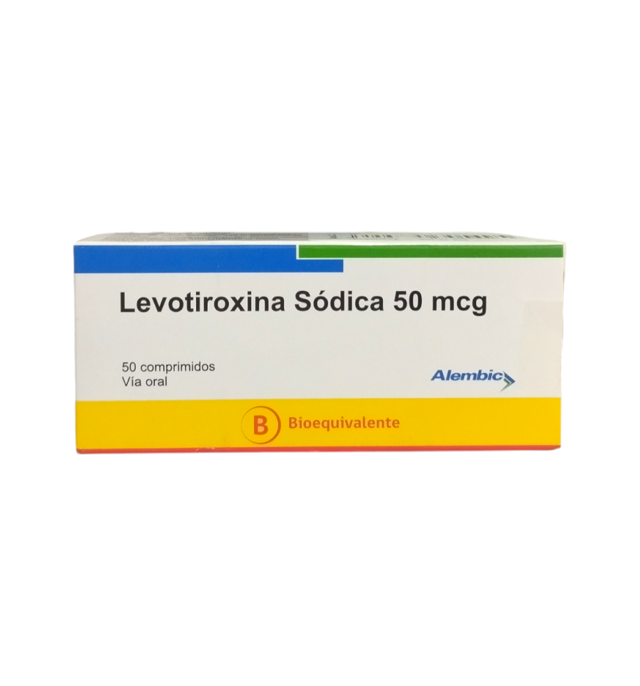 LEVOTIROXINA (B) 50 MCG X 50 COMPRIMIDOS