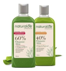 NATURALOE PACK SHAMPOO + ACONDICIONADOR CONTROL CAÍDA