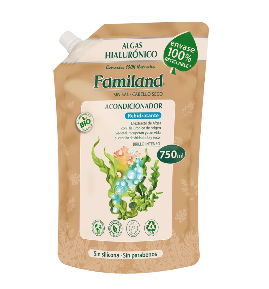 FAMILAND ACONDICIONADOR ALGAS HIALURONICO DOYPACK  X 750ML