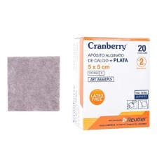 APOSITO ALGINATO DE CALCIO+PLATA 5X5CM X 20 UNIDADES