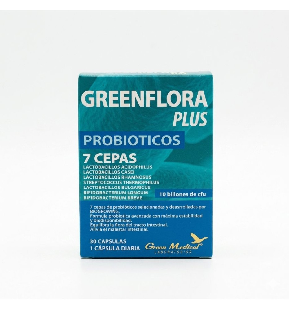 GREENFLORA PLUS PROBIOTICOS X 30 Capsulas