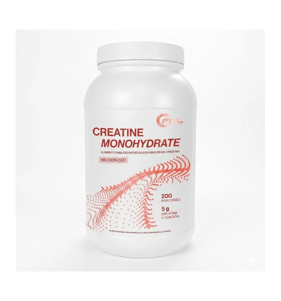 CREATINA POLVO MOHOHIDRATADA 200 PORCIONES X 1KG