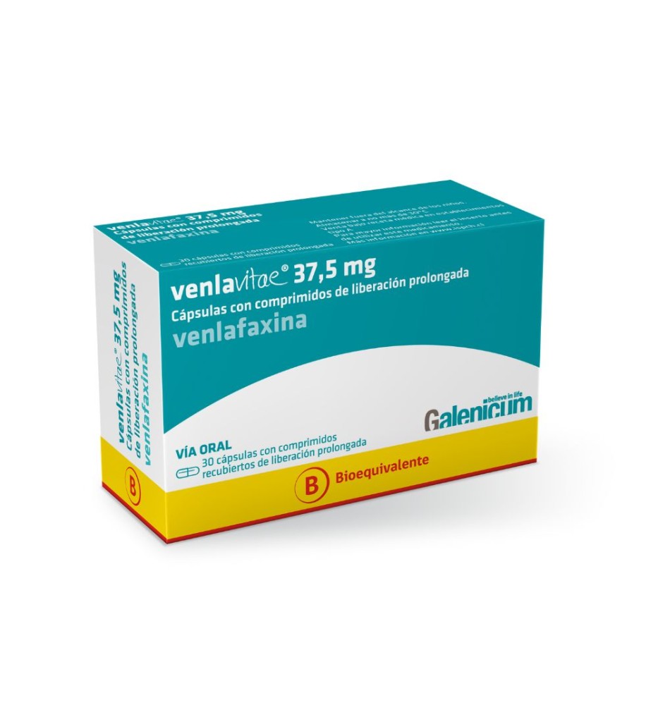VENLAVITAE LP 37,5 MG X 30 CAPSULAS