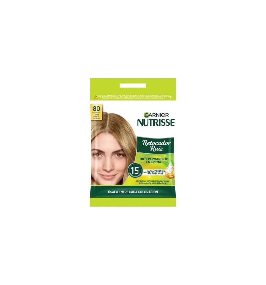 TINTURA NUTRISSE RETOCADOR RAIZ 8,0 RUBIO CENIZO X 1 UNID