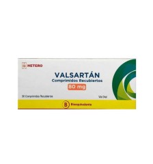 VALSARTAN 80 MG X 30 COMPRIMIDOS