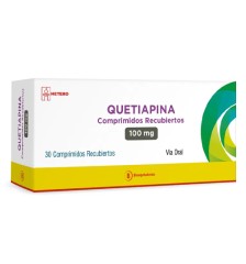 QUETIAPINA 100 MG X 30 COMPRIMIDOS RECUBIERTOS